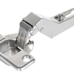 Bisagra sobrepuesta FGV "NS10" Ø=35mm cuello 00 48x6mm Taquete Ø=10mm niquelada autocierre