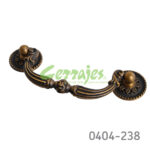 Jaladera Zamak cc 92 mm L=124 mm 2096 Z17 Latón antiguo obscuro