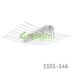 Porta pantalones doble fijacion superior 640x460x140 mm