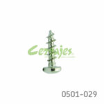 Tornillo p/corredera d/extensión cabeza de pan "Gripper" #10 x3/4" (19,05mm) PH2 Niquelado con punta