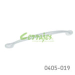 Jaladera Zamak cc 160 mm L=195 mm 6009 Z09 Cromo mate