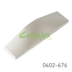 Jaladera Aluminio cc 96 mm L=160 mm 4501 A23 Niquel mate Tornillo M4x25mm