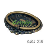 Jaladera de aro Zamak cc 32 mm L=86 mm 2082 Z11 Cuero