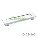 Jaladera de embutir Zamak L=96 mm 4520 Z07 Cromado Tornillo M3x19,5mm