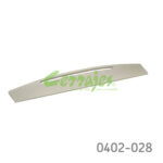 Jaladera Zamak cc 128 mm L=209 mm 4181 Z23 Niquel mate Tornillo M4x25mm