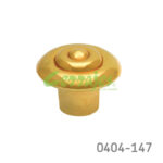 Botón Zamak Ø=25 mm 2010 Z26 Oro brillante Tornillo #8-32X1"