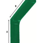 Mensula para barra con forro 240x145 mm vrde