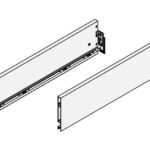 Lateral Vionaro 500 mm h=121 mm izq/der blanco