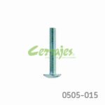 Tornillo para corredera epóxica "Undercut" #6 x1-1/2" (38,1 mm) PH1 Niquelado con punta