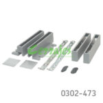 Jgo. Fijacion y adaptadores para cristal Nova Pro Crystal gris