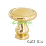 Botón Porro hongo Latón L=19 mm 3009 BR Latón pulido
