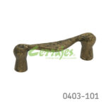 Jaladera Zamak cc 76 mm L=91 mm 3048 Z01 Bronce antiguo Tornillo M4x25mm
