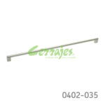 Jaladera Hierro (Acero) cc 627 mm L=655 mm 4188 H14 Niquel cepillado Tornillo M4Xx48mm
