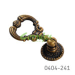 Zamak cc 58 mm L=58 mm 2098 Z17 Latón antiguo obscuro