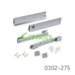 Corredera doble pared FGV "Prime" H=90mm L=500mm Acero inoxidable satinado