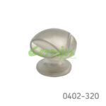 Botón Zamak Ø=23 mm 4007 Z23 Niquel mate Tornillo #8-32X1"