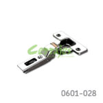 Bisagra semi-sobrepuesta Salice  S200 Ø=35mm cuello 09 48x6mm 94° niquelada Espesor hasta 30mm