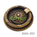 Jaladera de aro Zamak Ø=55 mm 2079 Z17 Latón antiguo obscuro