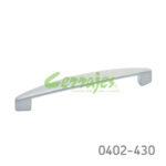 Jaladera Zamak cc 128 mm L=140 mm 4258 Z09 Cromo mate Tornillo M4x25mm