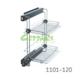 Extrible Lateral 2 Plazas 305x596x478 mm Izquierda
