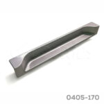 Jaladera Zamak cc 128 mm L=175 mm 4661 Z07 Cromado Tornillo M4x25mm