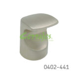 Botón Zamak L=26 mm 4058 Z23 Niquel mate Tornillo M4x25mm
