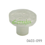Botón Zamak Ø=34 mm 3047 Z22 Niquel cepillado Tornillo M4x25mm