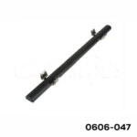 Sistema articulado para puerta de esquina Rincomatic "Rincoplus40" H=697mm Anodizado Negro mate