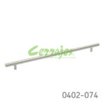 Jaladera Acero Inoxidable 304 cc 352 mm L=432 mm 4039 I14 cepillado Tornillo #8 - 32X1"