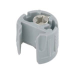 Cámara para soporte de entrepaño Italiana Ferramenta "PK2" Ø=18mm H=15mm PZ2 con bloqueo