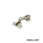Bisagra puerta en ángulo Cerrajes "Reforzada" Ø=35mm cuello 45° 48x6mm 110° Taquete Ø=10mm niquelada