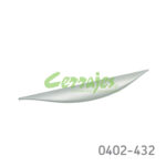 Jaladera Zamak cc 96 mm L=166 mm 4261 Z09 Cromo mate Tornillo M4x25mm