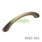 Jaladera Zamak cc 64 mm L=80 mm 4000 Z16 Latón antiguo Tornillo M4x25mm