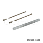 Perno largo para manija con tornillo recortable, espesor de puerta 80-100mm
