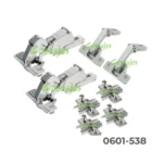 Bisagra para esquina Salice S200 165° con bisagra para unión de esquina con taquetes