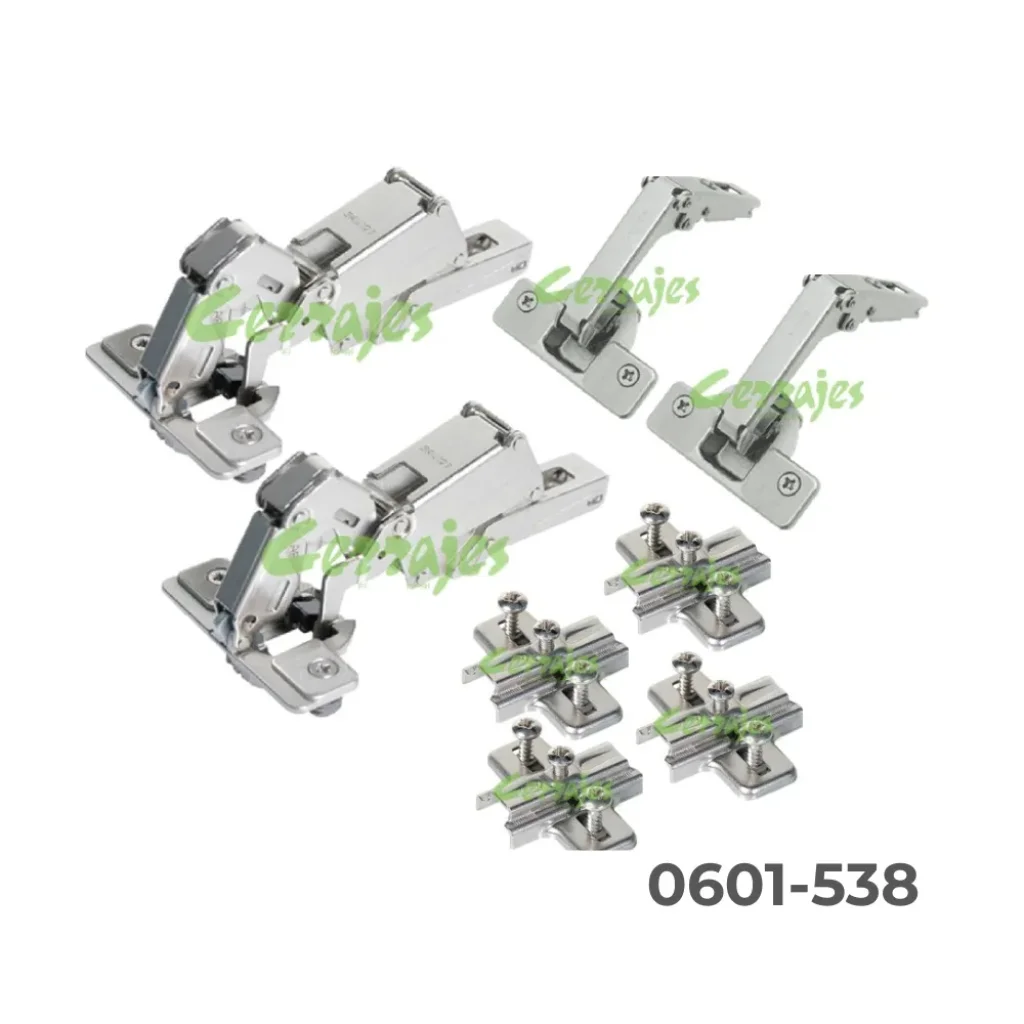 6c4b02253ea4eeb3b780f4d95501b8e9f211d70d.webp Bisagra para esquina Salice S200 165° con bisagra para unión de esquina con taquetes - Imagen 1