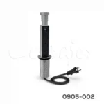 Torre multi-contactos 100-125V 50-60Hz con puerto USB y USB-C, Gris plata