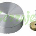 Torn para espejo con cubierta inox d 22 mm alt 7 mm